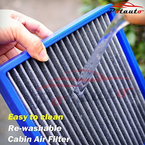 POTAUTO MAP 5007 (CF10775) Re-Washable Car Cabin Air Filter Replacement for BUICK CASCADA LACROSSE REGAL VERANO, CADILLAC ELR SRX, CHEVROLET CRUZE MALIBU ORLANDO SONI SPARK TRAX VOLT, SAAB 9-4X 9-5 - Image 3