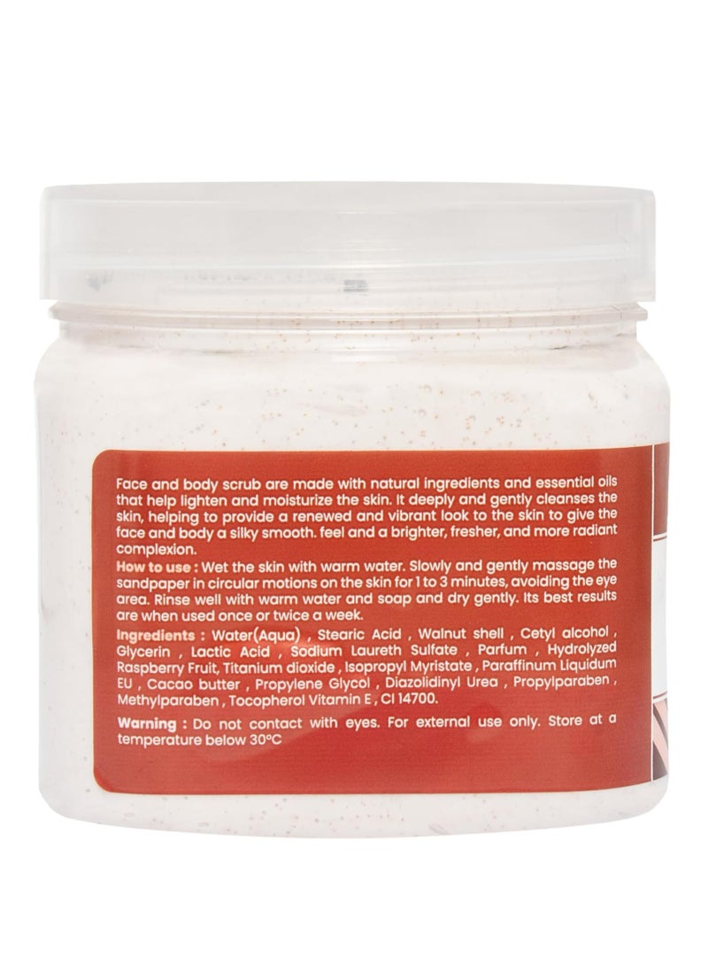 جلوبال ستار مقشر الوجه والجسم بخلاصة التوت من جلوبال ستار – تقشير عميق وتفتيح البشرة – 500 مل - Image 5