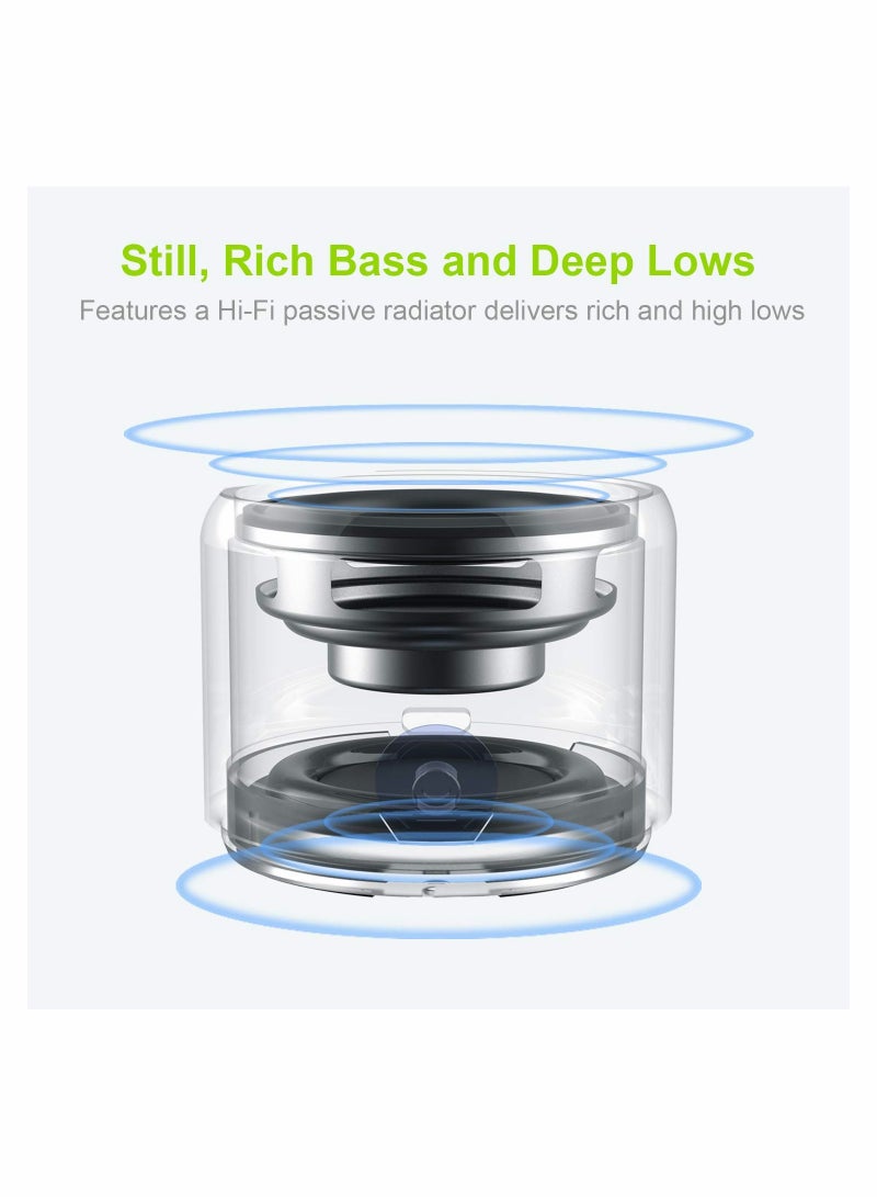 Excefore Portable Bluetooth Speaker with Custom Bass Radiator - Image 2