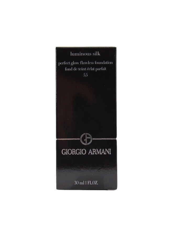 GIORGIO ARMANI فoundation حرير لامع من جورجيو أرماني - # 5.5 (بيج طبيعي) 30 مل/1 أونصة - Image 2