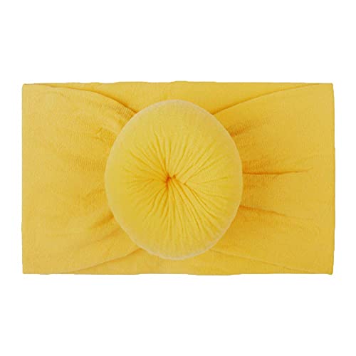 WHISKET Baby Girls Turban Headbands Newborn Round Knot Wide Headwrap for Infant Toddler Boys Hair Accessories [Multi Colors] (2) - Image 2