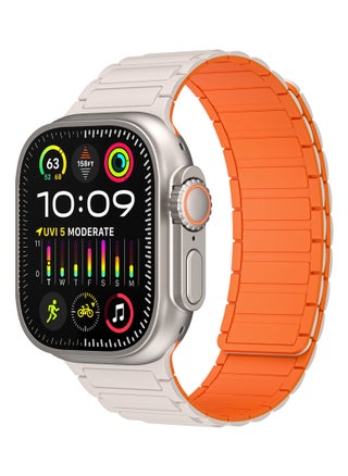 White + Orange