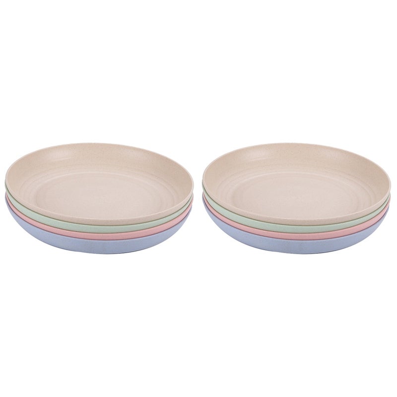 8 Pcs Household Food Serving Dish Serving Plate Reusable Pasta Plate Western Food Plate - Image 1