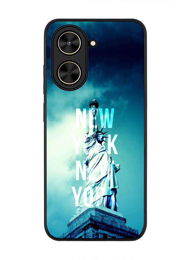 Stylizedd For Xiaomi Poco C71 / Redmi A5 4G Case,Slim fit Camera Protection, Shockproof Thin Phone cover  - New York New York