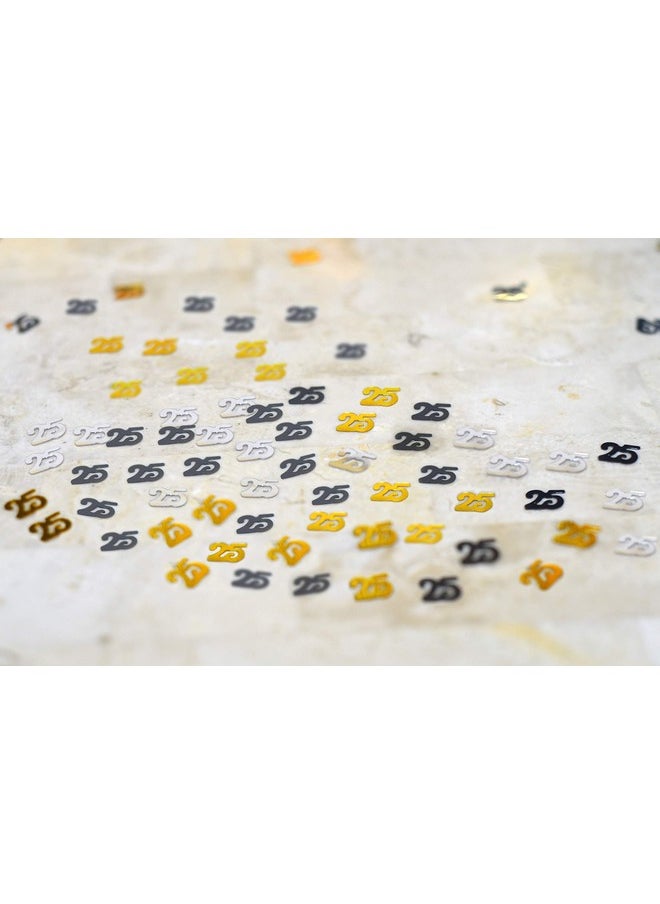 Sterling James Co. - 25Th Birthday Party Decorations And Anniversary Pack - Cheers To 25 Years Banner, Balloons, Swirls And Confetti Party Supplies - Image 1