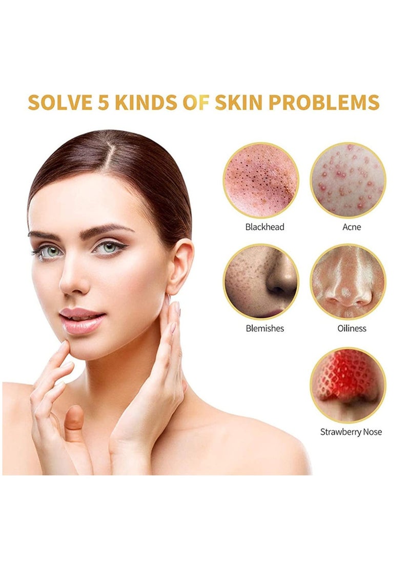24K - Peel Off Face Masks, Gold Face Peel Anti Wrinkle Anti Aging Facial Mask, Deep Skin Clean Purifying Acne, Reduces Fine Lines & Wrinkles, Skin Care Face Lifting Firming Mask 120g - Image 1
