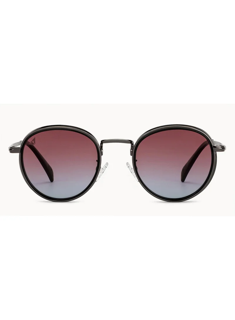 فينسينت تشيس Wired Up By Lenskart Full Rim Round Polarized &amp; UV Protected Sunglasses For Men &amp; Women - VC S14665