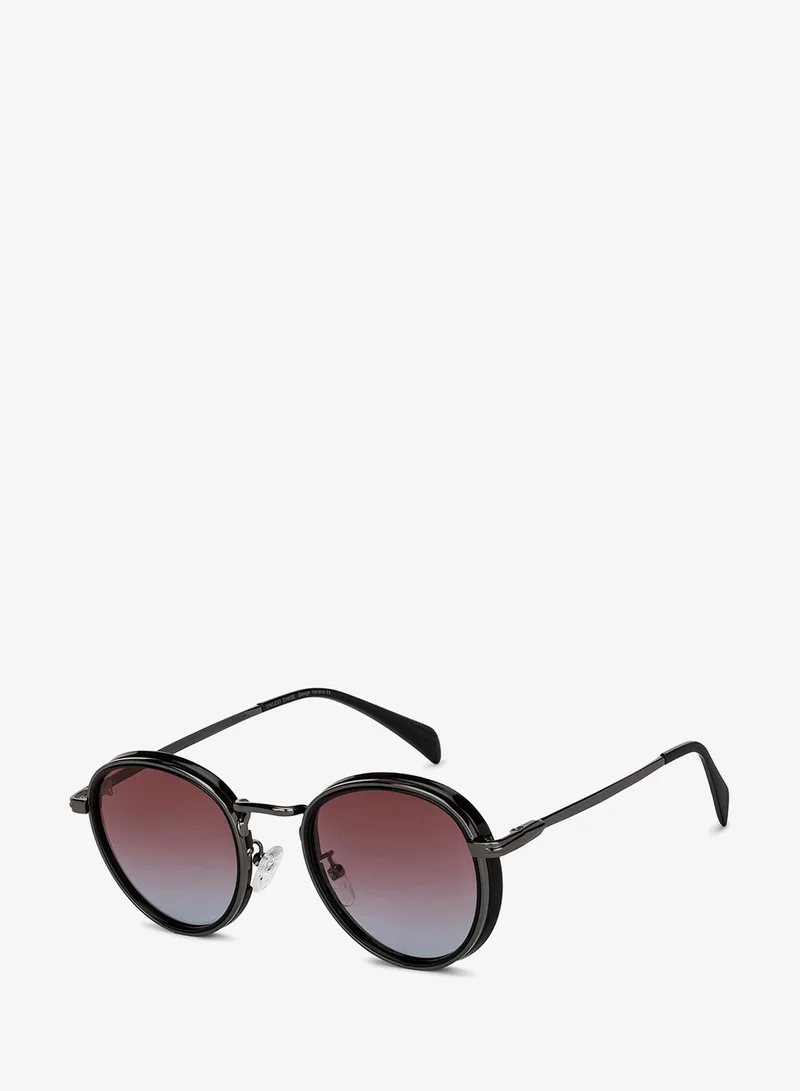 فينسينت تشيس Wired Up By Lenskart Full Rim Round Polarized &amp; UV Protected Sunglasses For Men &amp; Women - VC S14665