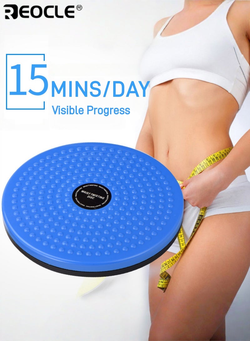 REOCLE Hip Leg Abdominal Waist Twister Board Portable Balance Board Non-Slip Workout Disc Core Stability Trainer Suitable for Home Gym Pilates Yoga - Image 2