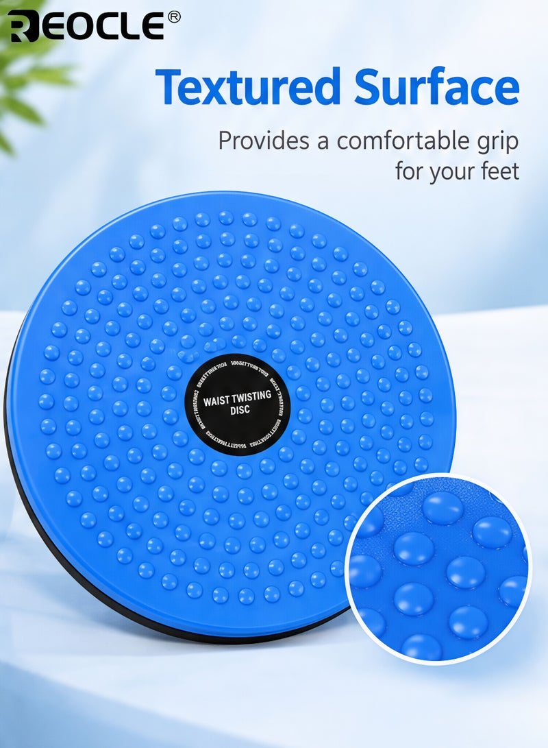 REOCLE Hip Leg Abdominal Waist Twister Board Portable Balance Board Non-Slip Workout Disc Core Stability Trainer Suitable for Home Gym Pilates Yoga - Image 3