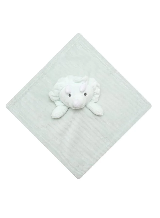 Luna & Lily Blanket with Security Toy - Green, Lion, 0-2 Years, 75 x 100cm