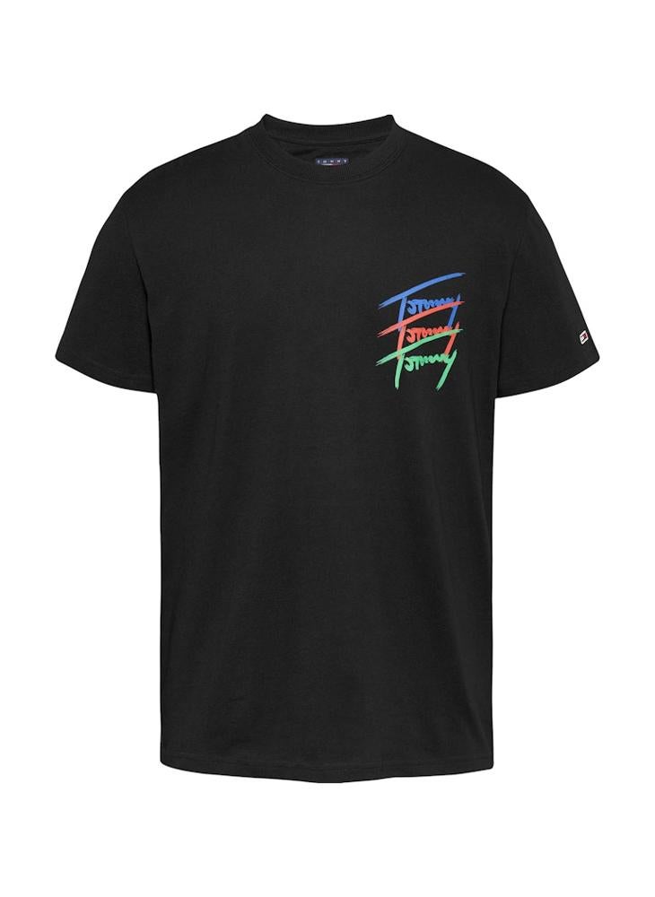 TOMMY JEANS Regular Fit Twisted Signtr T-Shirt  - Image 5