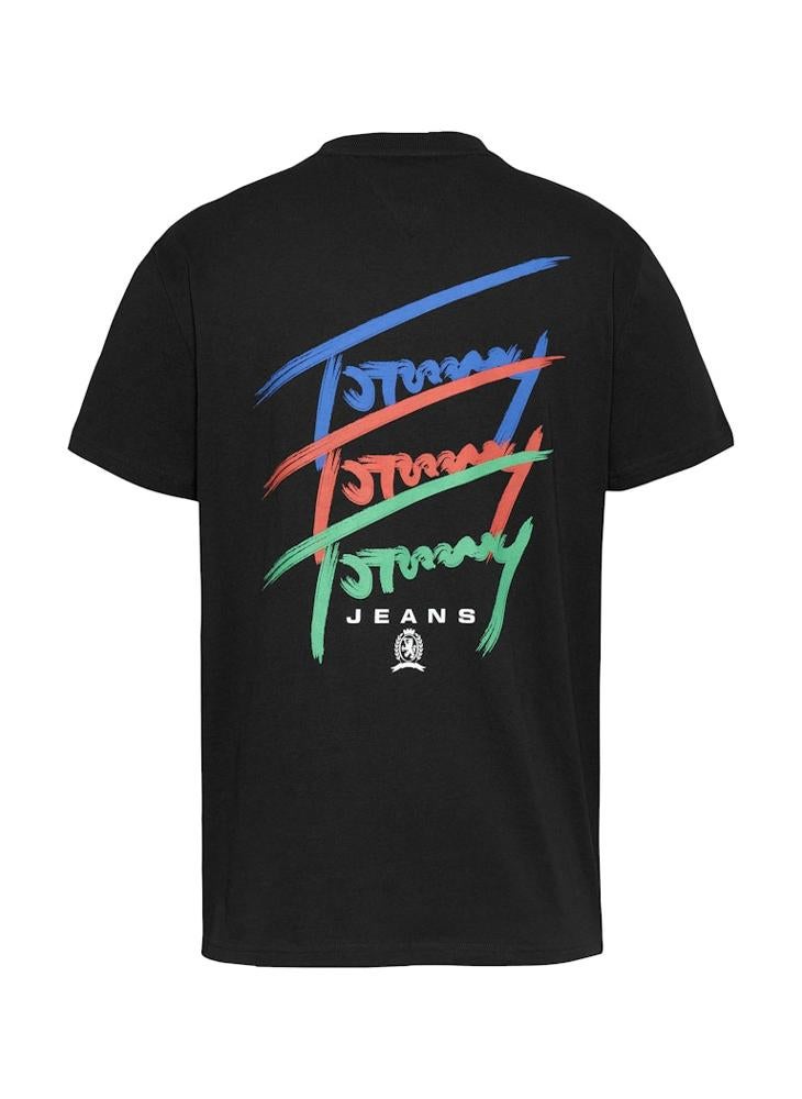 TOMMY JEANS - Regular Fit Twisted Signtr T-Shirt - Image 1
