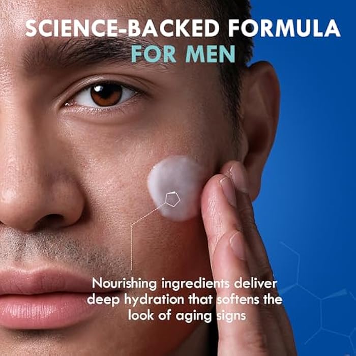 Oxbraver Face Cream for Men: 6-in-1 for Men Face Moisturizer with Collagen and Retinol for Deep Hydration All Day and to Reduce the Look of Aging Signs - Image 3