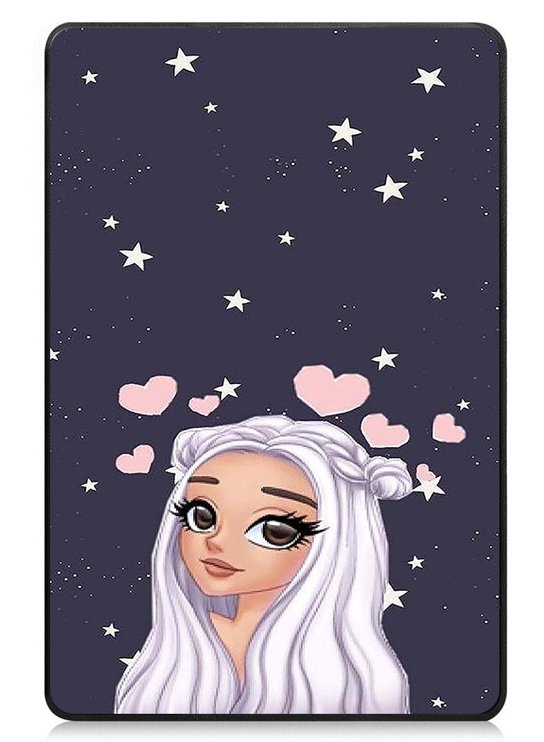 Theodor Protective Flip Case For Samsung Galaxy Tab S9 FE With Trifold Stand Auto Wake Sleep Shockproof Cover love star background copy - Image 1