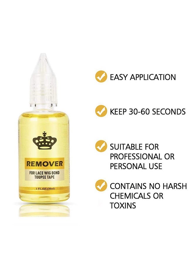 جوست بوند مزيل للدانتيل شعر مستعار بوند طوبي الشريط - مزيل تمديد الشريط سريع المفعول وصلات الشعر شعر مستعار غراء 30 مل - Image 2