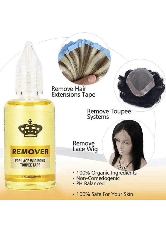 جوست بوند مزيل للدانتيل شعر مستعار بوند طوبي الشريط - مزيل تمديد الشريط سريع المفعول وصلات الشعر شعر مستعار غراء 30 مل - Image 3