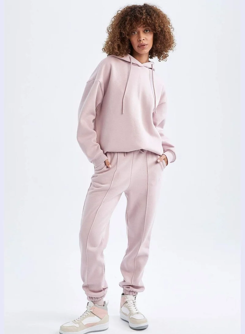 DeFacto Woman Oversize Fit Hooded Long Sleeve Knitted Sweatshirt