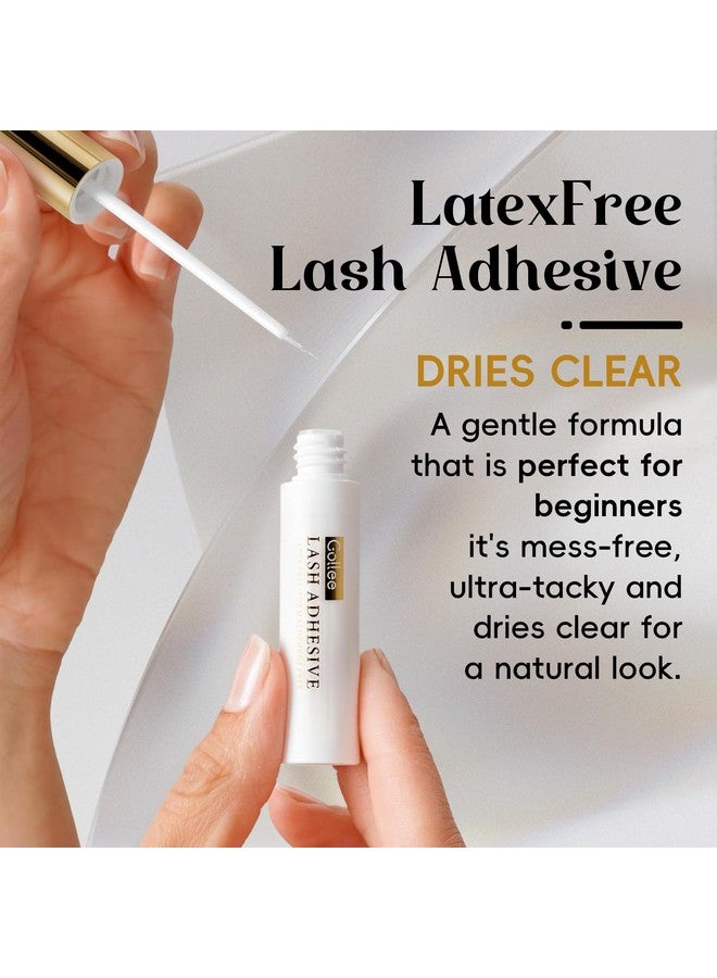 GOLLEE Lash Glue Cluster False Eyelashes Gule Strip Lash Glue For Diy Lash Extensions Super Strong Hold Eyelash Adhesive Waterproof Long Lasting For Lash Cluster Fast Drying Clear Eye Lash Glue - Image 2
