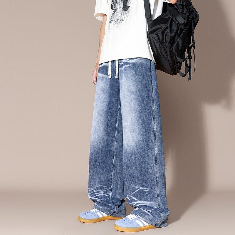 Unisex Casual Daily Denim Jeans - Image 1