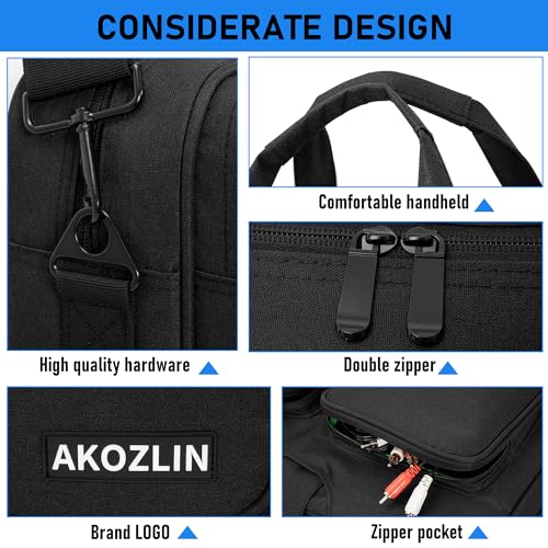 AKOZLIN Multi-layer Controller Gig Bag Padded Mixer Carry Case Fit For Pioneer DDJ FLX4 DJ Lite SB 2 3 SB2 SB3 DJ 400 RB Controller Travel Bag - Image 4