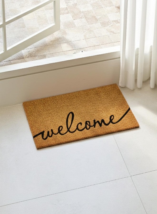 KANKUN Bold Coco Coir Door Mat with Heavy Duty Backing, Welcome Doormat (17" x 30"), Doormat Entrance (Bold Welcome) - Image 2