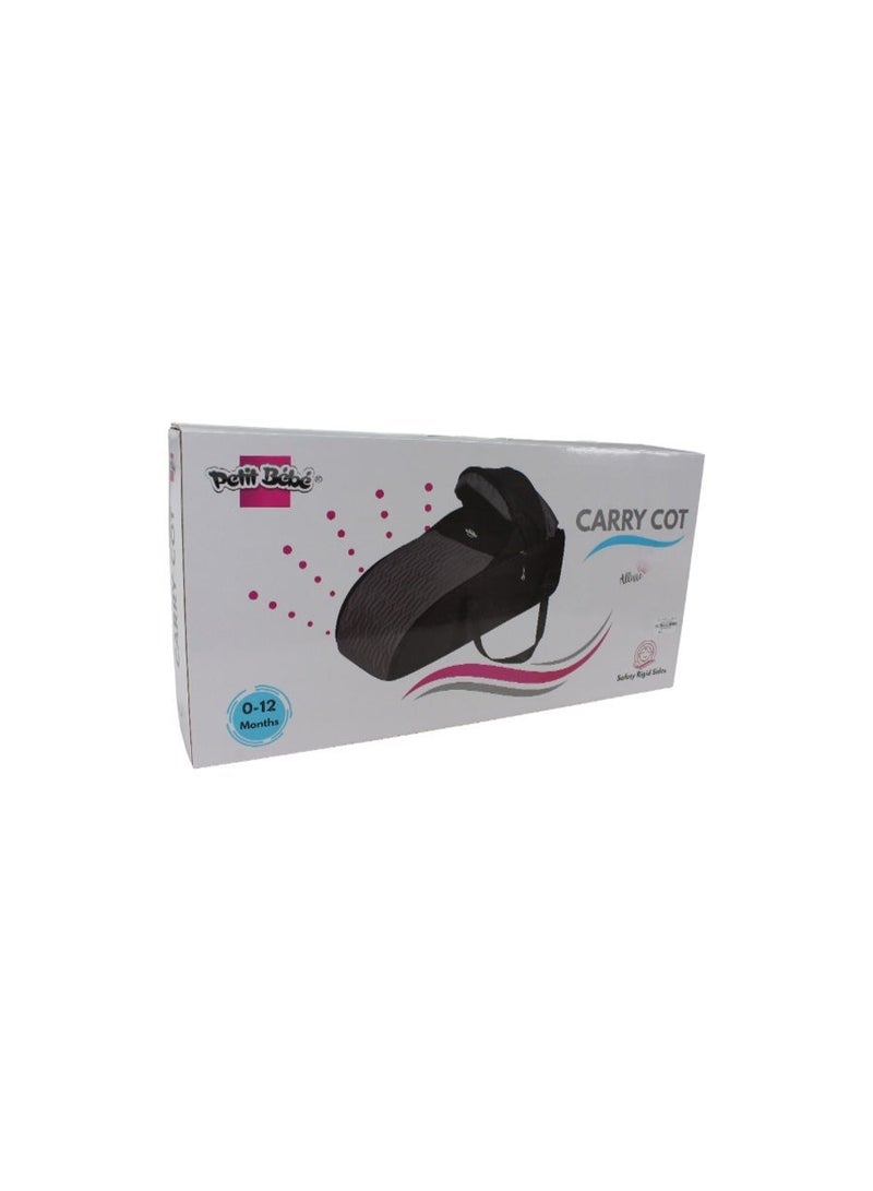 Petit Bebe Carry Cot Allure 0-12m – Black - Image 4