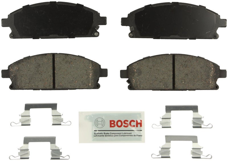 BOSCH BE691H Blue Ceramic Disc Brake Pad Set With Hardware - Compatible With Select Acura MDX; Infiniti Q45, QX4; Nissan Pathfinder, X-Trail; FRONT - Image 4