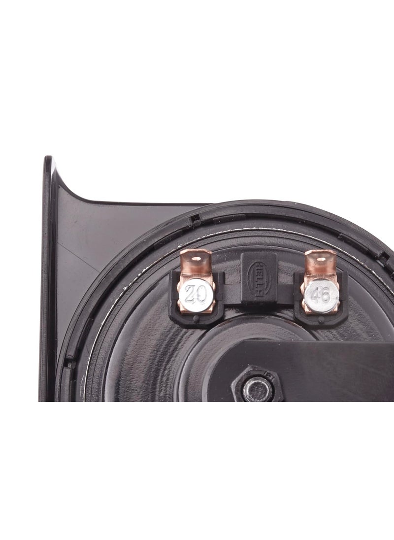 HELLA HELLA 940800821 Black 24V BX Trumpet Horn Kit (Universal Fit)  - Image 4