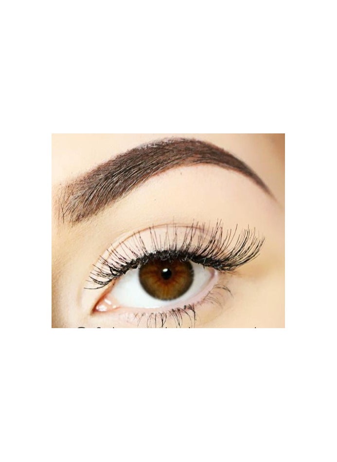 Red Cherry - Eyelashes Human HAIR Black # 213 - Image 1