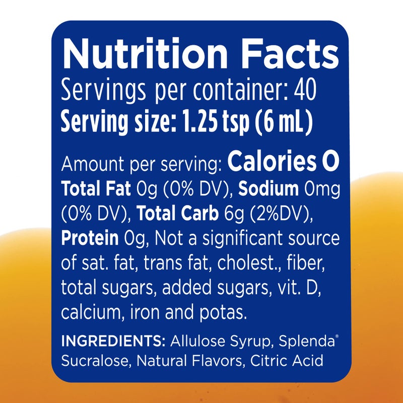 Splenda Multi-Use Allulose Syrup, Zero Calorie, Sugar Free Substitute for Maple Syrup, Honey, Agave and Brown Sugar, 8oz Bottle - Image 3