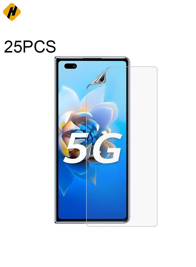هوها ⁧25 جهاز كمبيوتر شخصى حامي ملء الشاشة واقية من الانفجار فيلم هيدروجيل لهاتف Huawei Mate X2 (شاشة داخلية)⁩ - Image 1