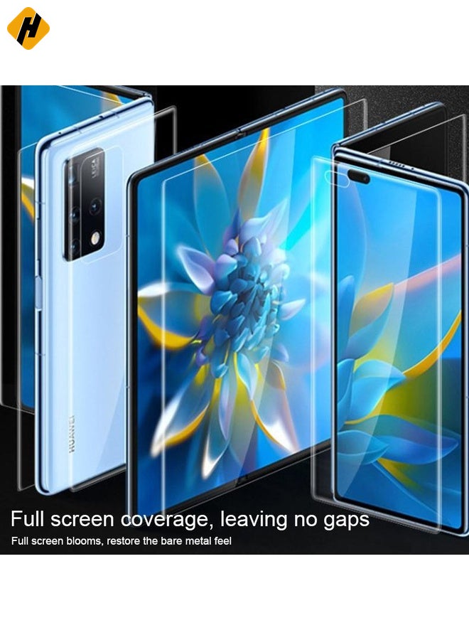 هوها ⁧25 جهاز كمبيوتر شخصى حامي ملء الشاشة واقية من الانفجار فيلم هيدروجيل لهاتف Huawei Mate X2 (شاشة داخلية)⁩ - Image 3