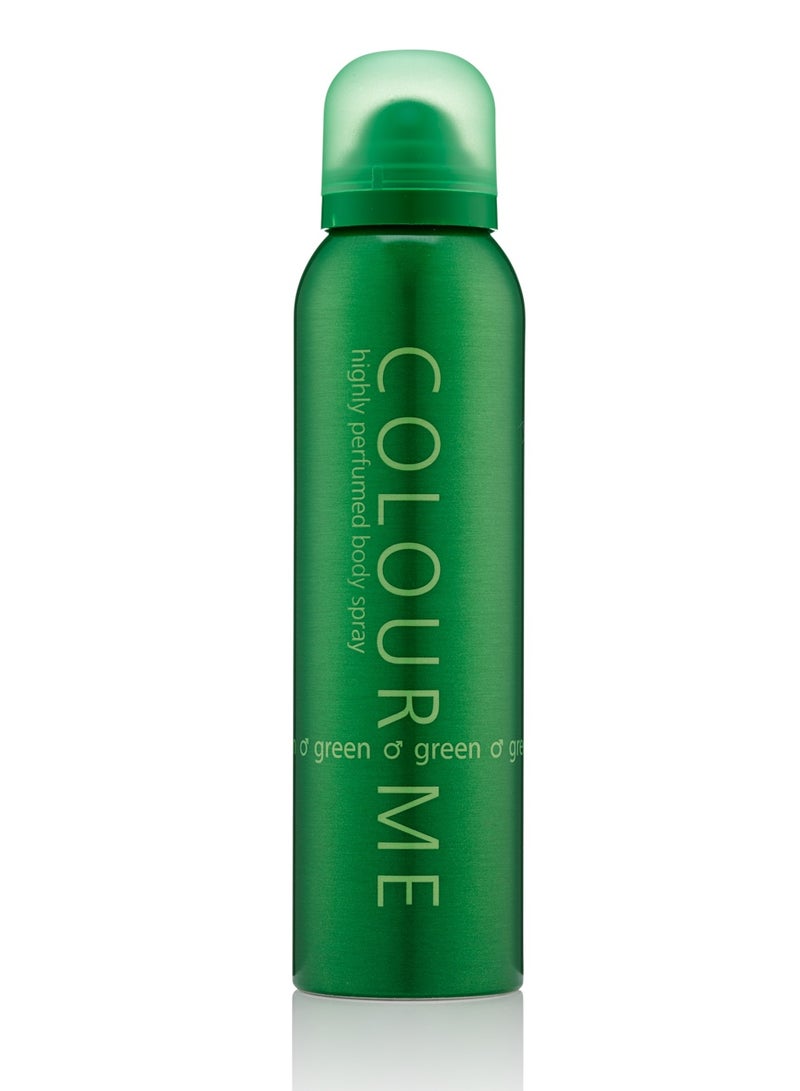 Colour Me Men Green 150ml Body Spray