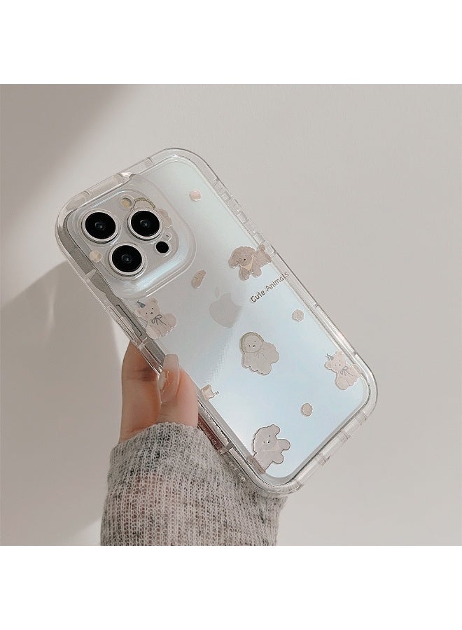 NIBEMINENT Fiery Bread Puppy Protective TPU Case Cover For iPhone 16 Plus - Image 2