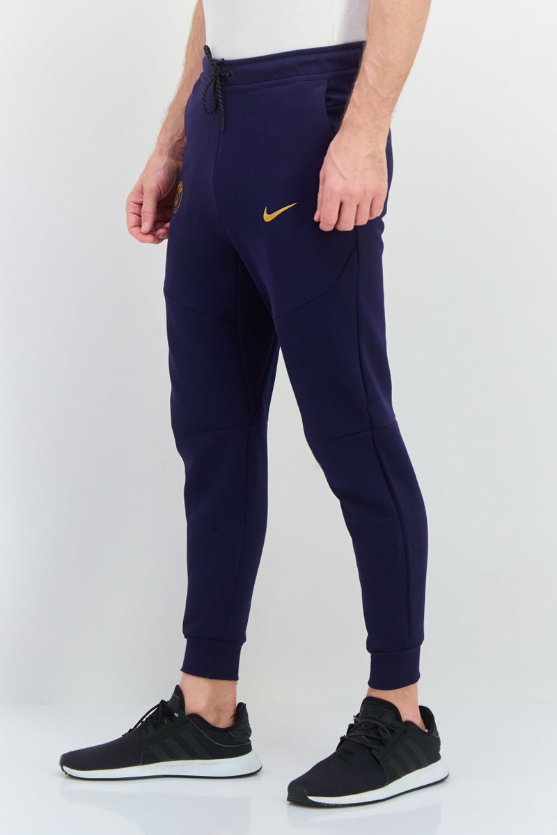 Nike x Paris Saint-Germain Men Slim Fit Outdoor Sweatpants, Navy Blue - Image 2