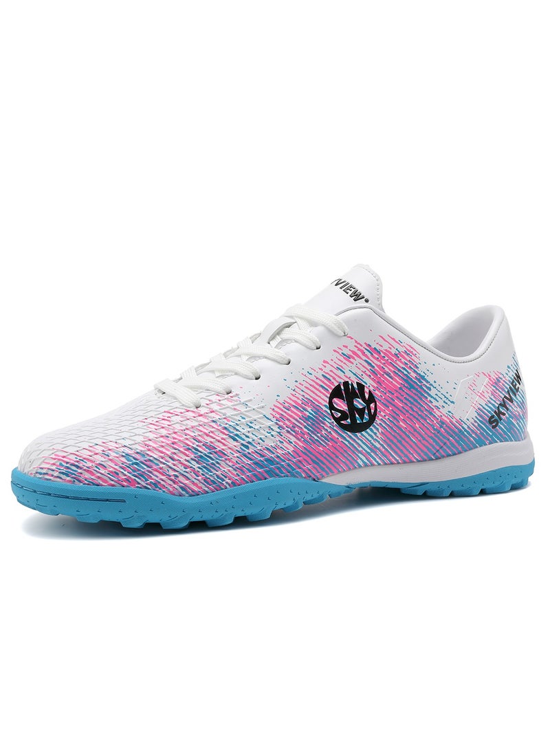 Sky View Men's Soccer Shoes both for men and women Cleats IC/IN sole Professional  Breathable Athletic Football Boots for Outdoor Indoor - Image 1