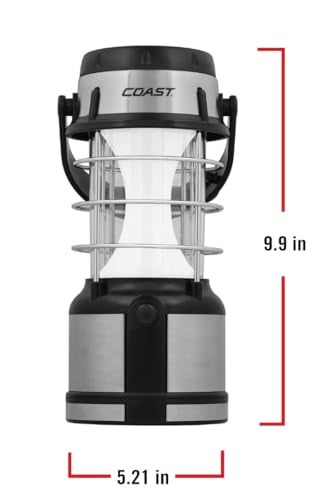 COAST® EAL17 460 Lumen LED Emergency Area Light, 50 Hour Runtime, Dual Color, 4 x D, Multicolor - Image 4