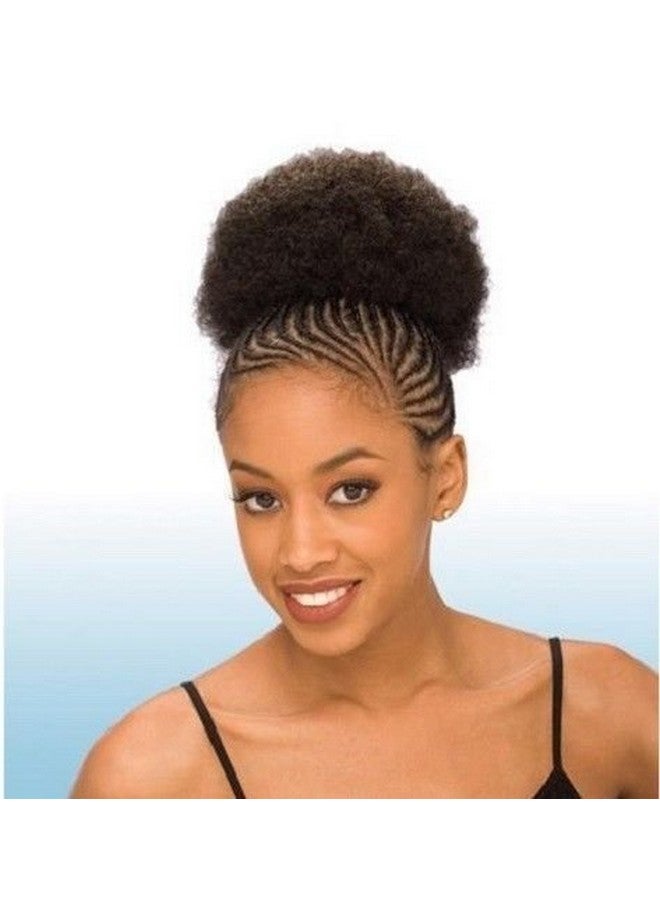 FreeTress Braids AFRO 5" - Shake N Go Freetress Drawstring Ponytail #1B Off Black