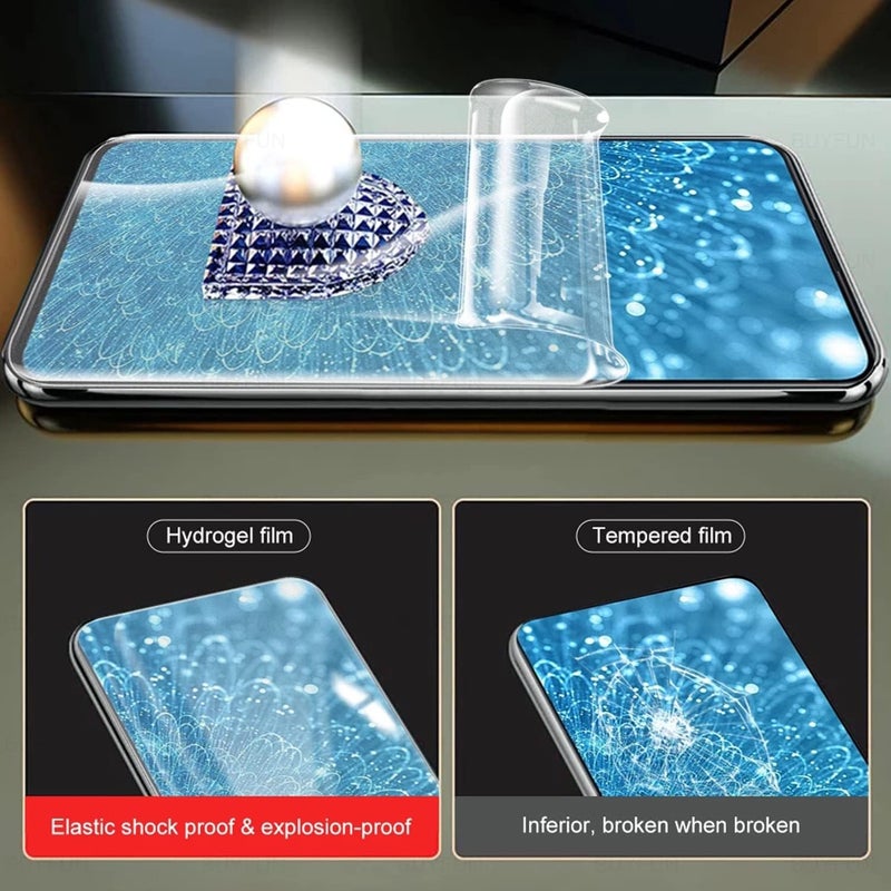 لاكيون (2 مجموعة 6 قطع) واقي شاشة Z Fold 3 متوافق مع واقي شاشة Samsung Galaxy Z Fold 3 (فيلم الشاشة الداخلية + فيلم الشاشة الأمامية + فيلم الشاشة الخلفية) فيلم هيدروجيل (Z Fold 3) - Image 5