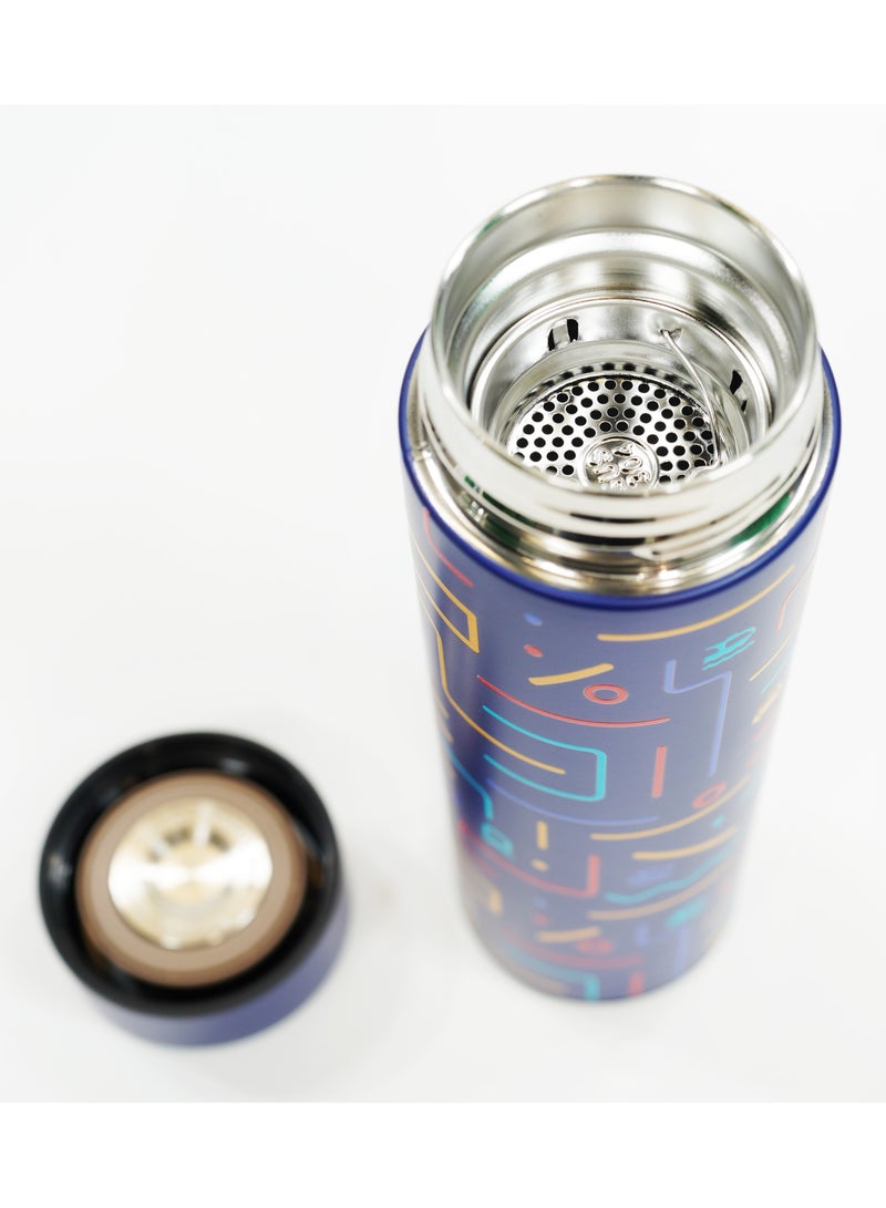 RTA RTA Smart Insulated Stainless Steel Bottle with LED Temperature Display 450ml Move Model Blue  - Image 2
