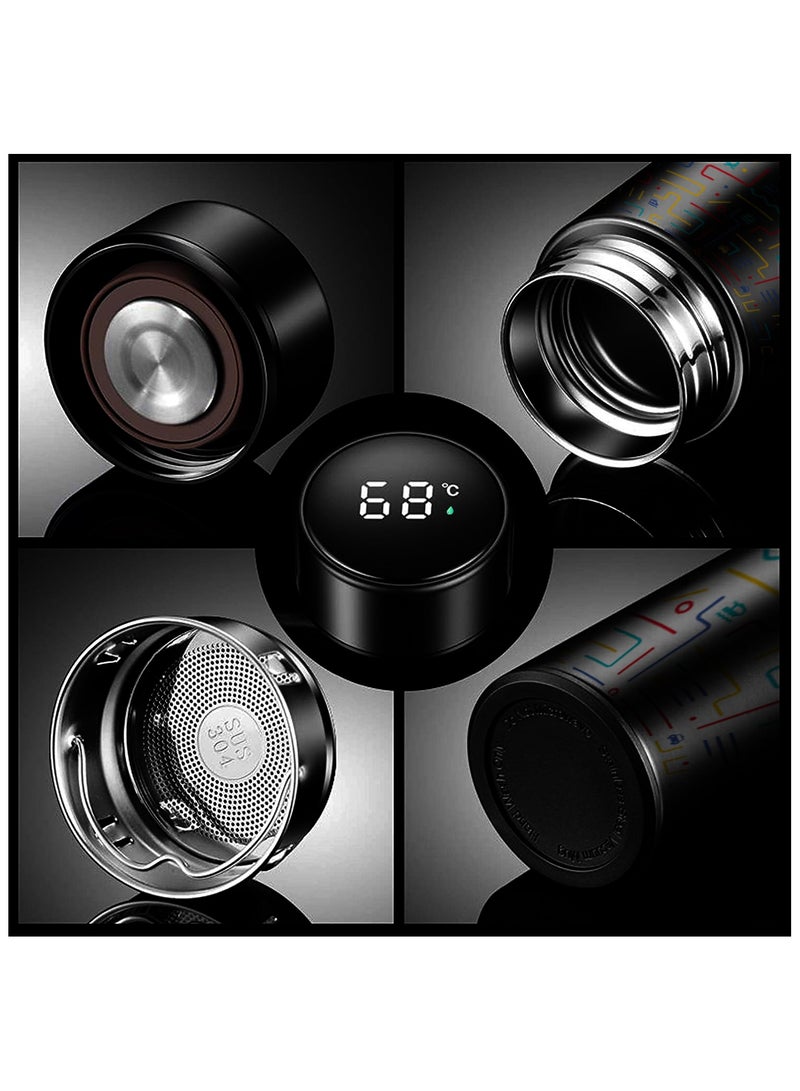 RTA RTA Smart Insulated Stainless Steel Bottle with LED Temperature Display 450ml Move Model Blue  - Image 4