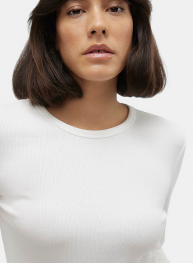 VERO MODA VERO MODA Womens Chloe Longsleeve Short Top Juniors  - Image 4