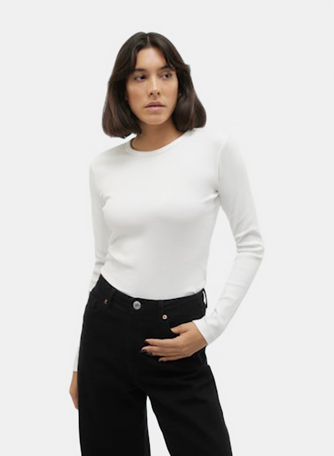 VERO MODA VERO MODA Womens Chloe Longsleeve Short Top Juniors  - Image 3