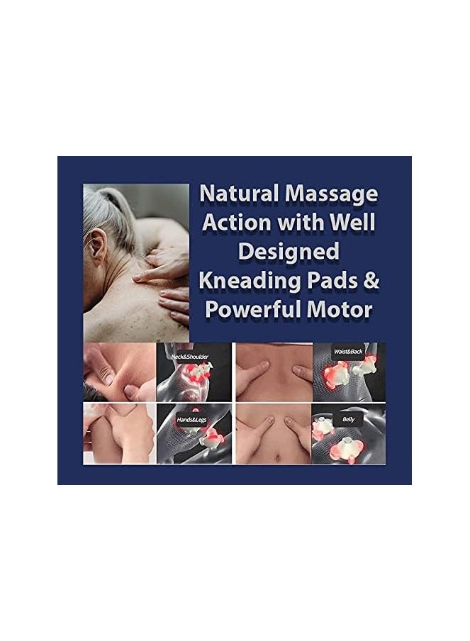 FARROBIZZ Neck and Shoulder Massager with Heat Therapy - Deep Tissue Kneading Massage Pillow for Muscle Pain Relief in Back, Legs, Waist - Home, Office & Car Use  - Image 5