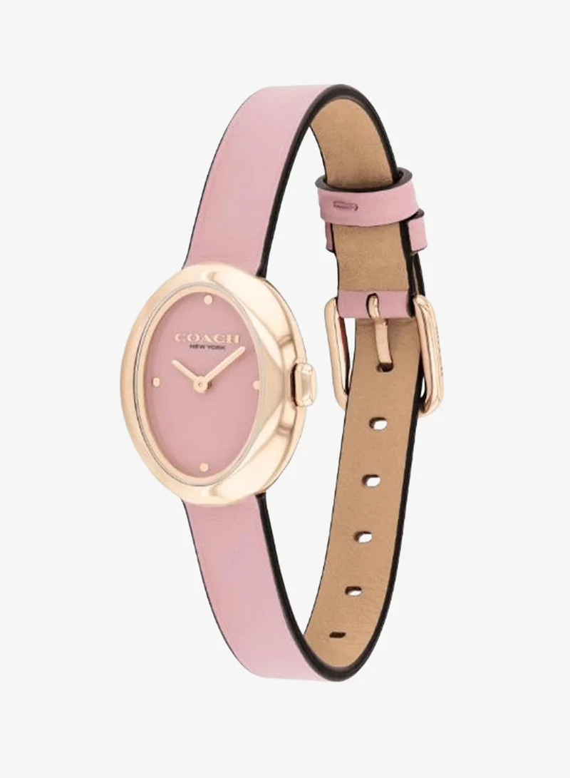 Coach  Sammy Analogue Quartz Movement Watch Leather Strap - 14504423 for Women | Best Price UAE