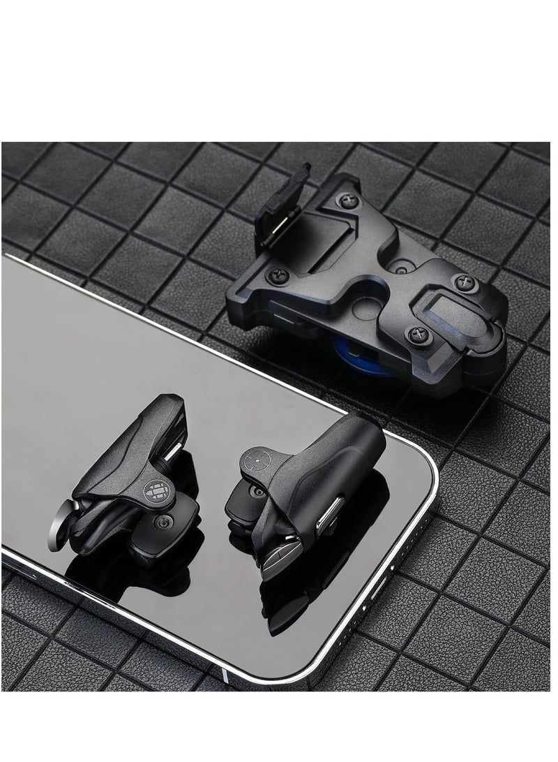 PUBG Trigger PUBG Mobile Controller Shooting Triggers Auto High Frequency Click with Joystick Gamepad for Mobile Phone Game Controller Up of Duty Compatible for Android iOS