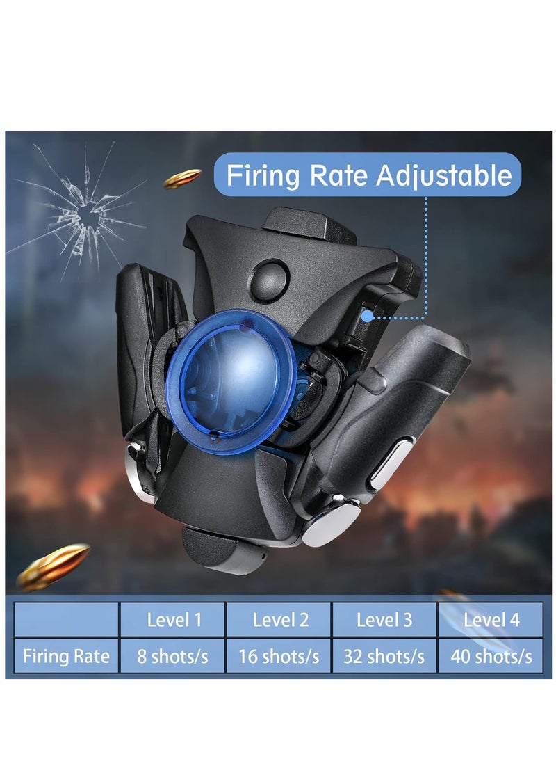 PUBG Trigger PUBG Mobile Controller Shooting Triggers Auto High Frequency Click with Joystick Gamepad for Mobile Phone Game Controller Up of Duty Compatible for Android iOS