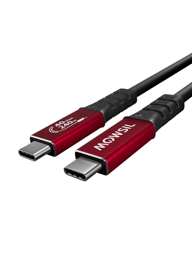 Mowsil USB4 Type-C Video Cable 1M,8K@60Hz,240W PD 3.1,40Gbps Thunderbolt 3/4 Cable - Image 2