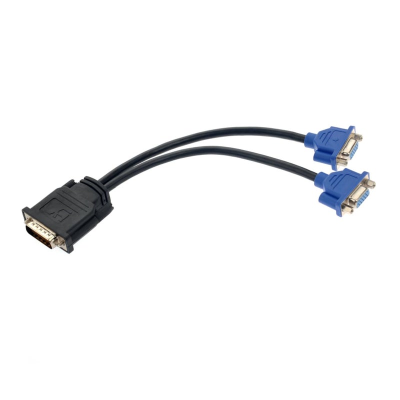 Mikikit VGA Male to Female Adapter Cable for Dual Monitor Video Extension - Image 1